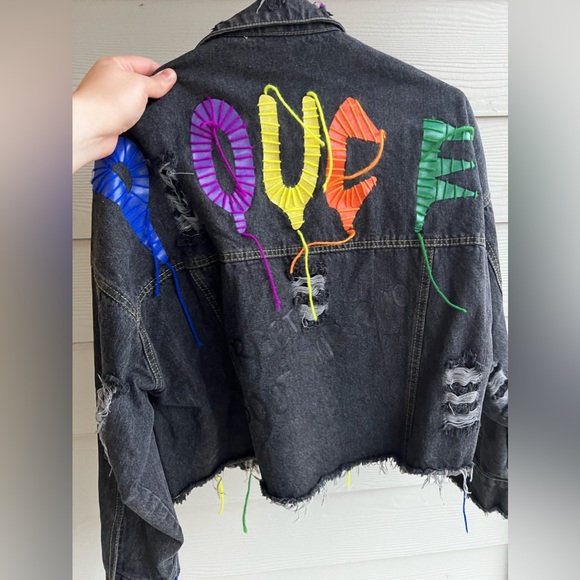 FRANKA Denim House - Oversized Jean Jacket in Black Wash - Picture 4 of 6